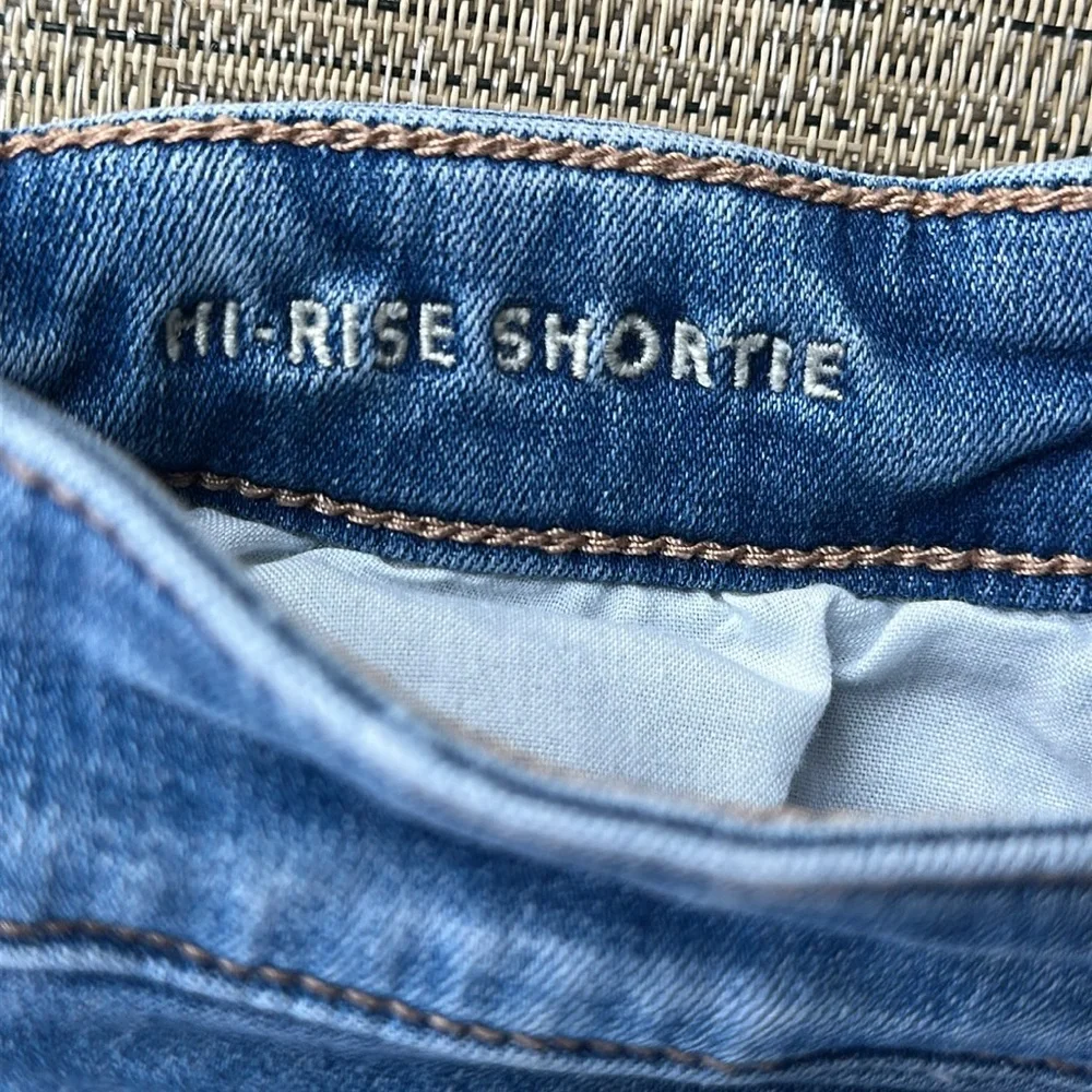 American Eagle Next Level Stretch Hi-Rise Denim Shorts